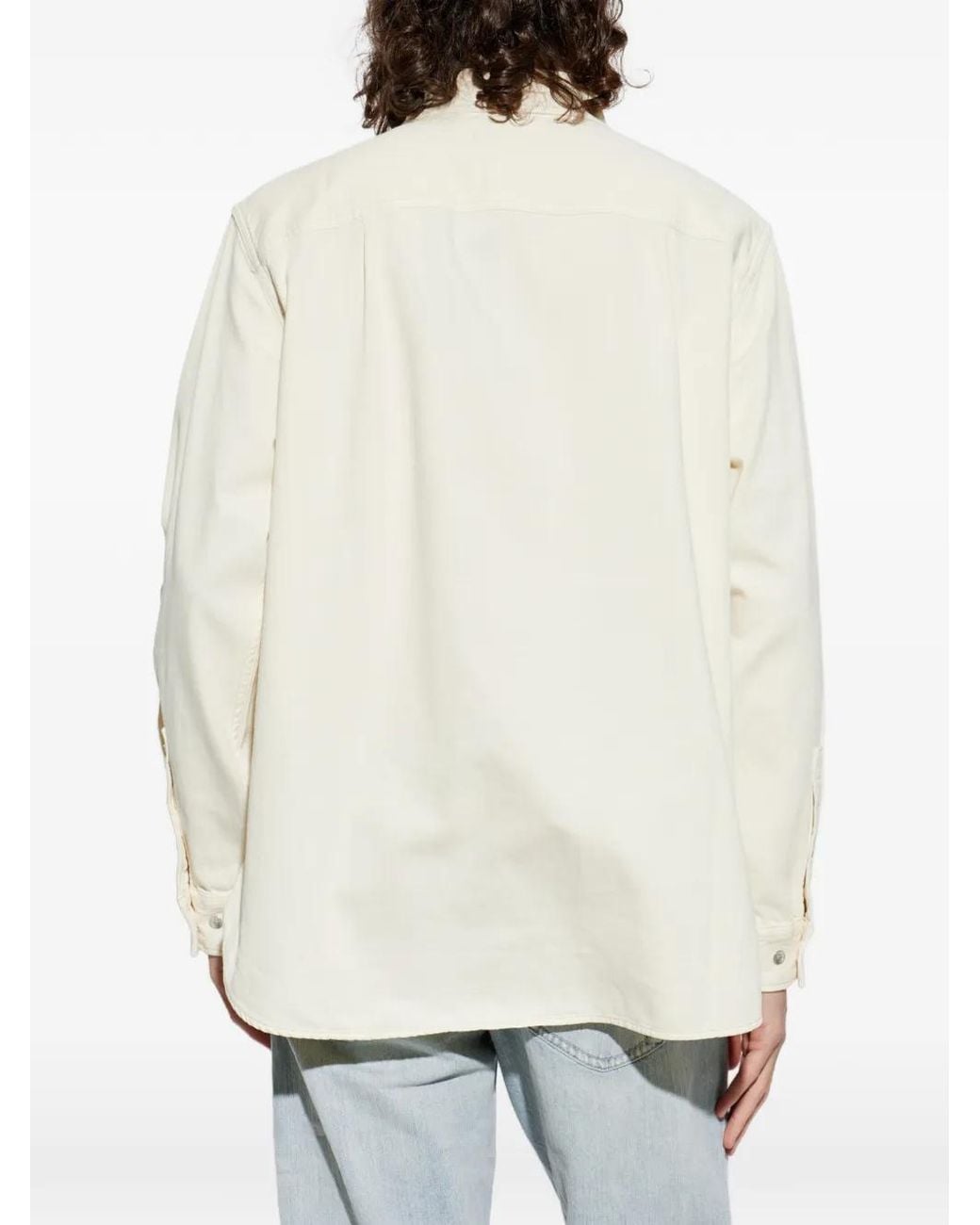 Rag & Bone White Chest-Pocket Polo Shirt for men