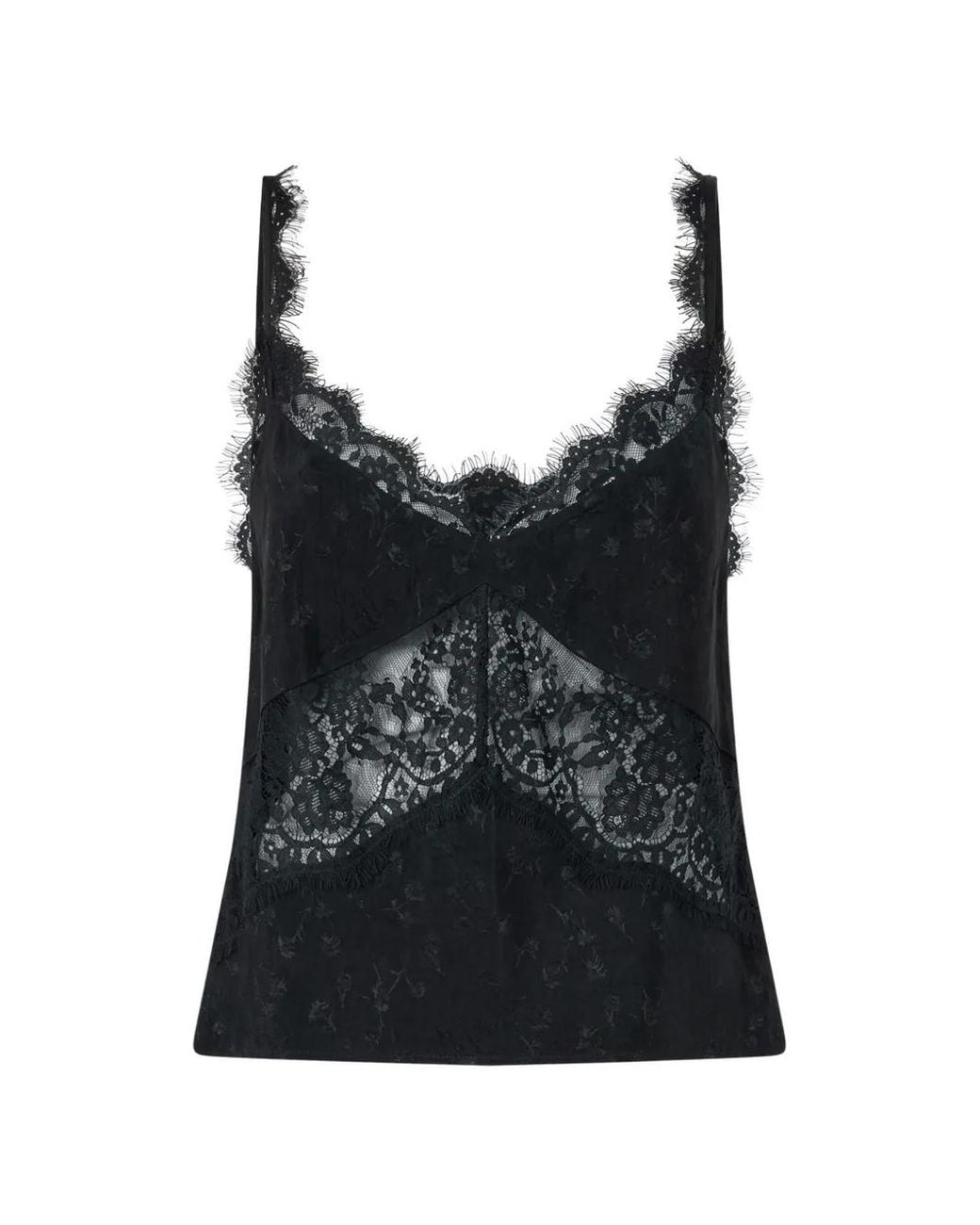 Pinko Black Sleeveless Tops