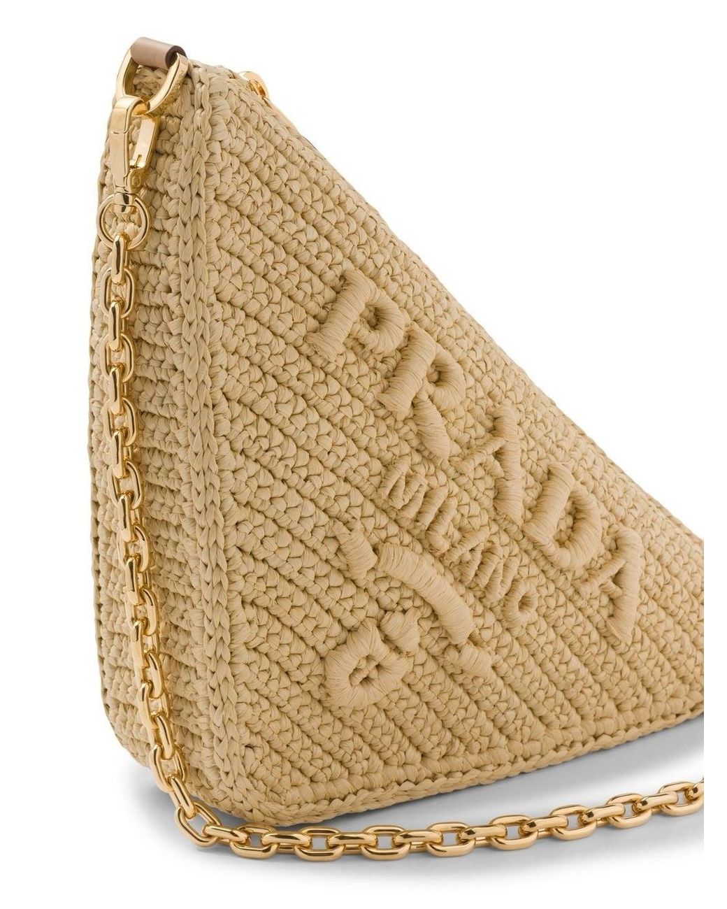 Prada Raffia Crochet Mini