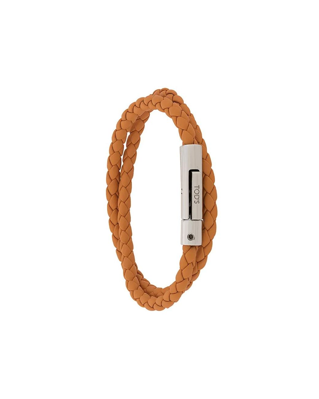 Tod's White Bracelet Multi-Tours À Design Tressé for men