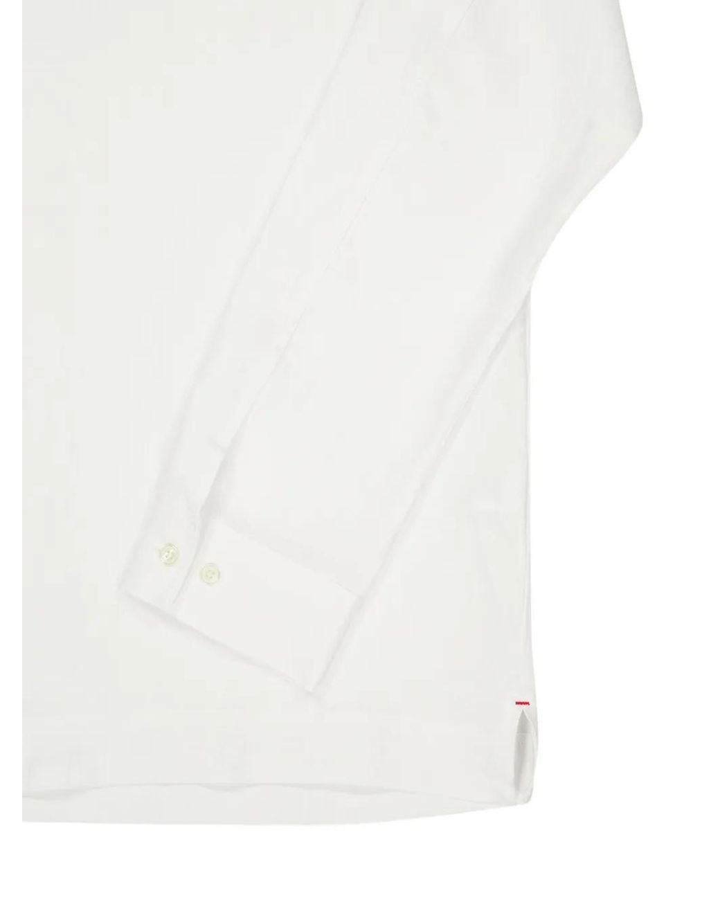 Orlebar Brown White Vincent Long-Sleeve Shirt for men