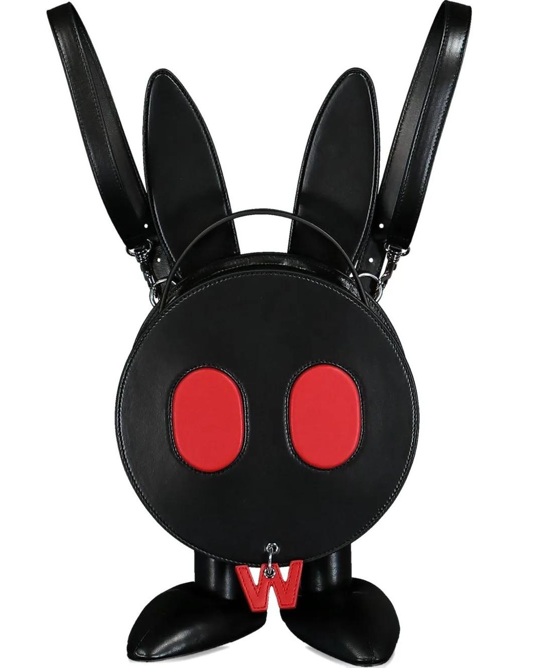 WALTER VAN BEIRENDONCK ボディーバッグ ブラック メンズ Walter Van Beirendonck Ghost Bunny バックパック