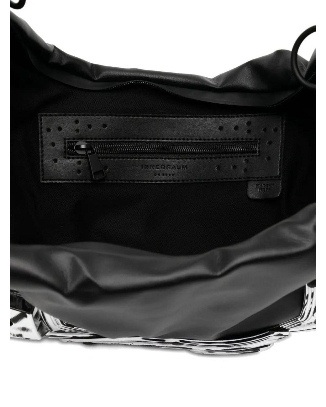 Innerraum Black Half-Moon Bag