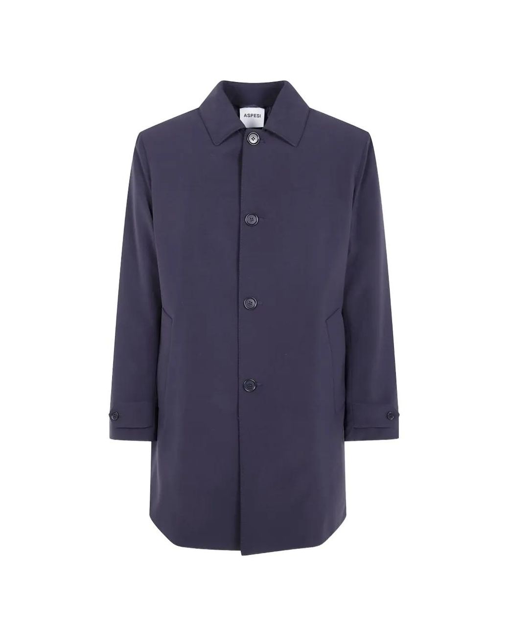 Abrigo Con Botones Aspesi de hombre de color Blue