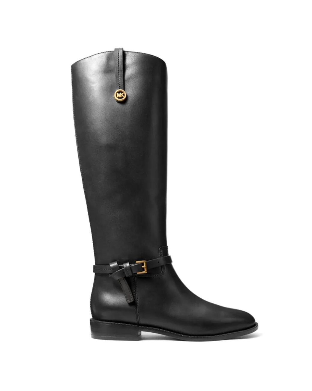 Michael Kors Black "Beverly" Flat Boot