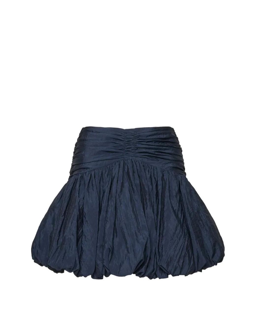 Cinq À Sept Blue Kaldi Ruched Bubble Skirt