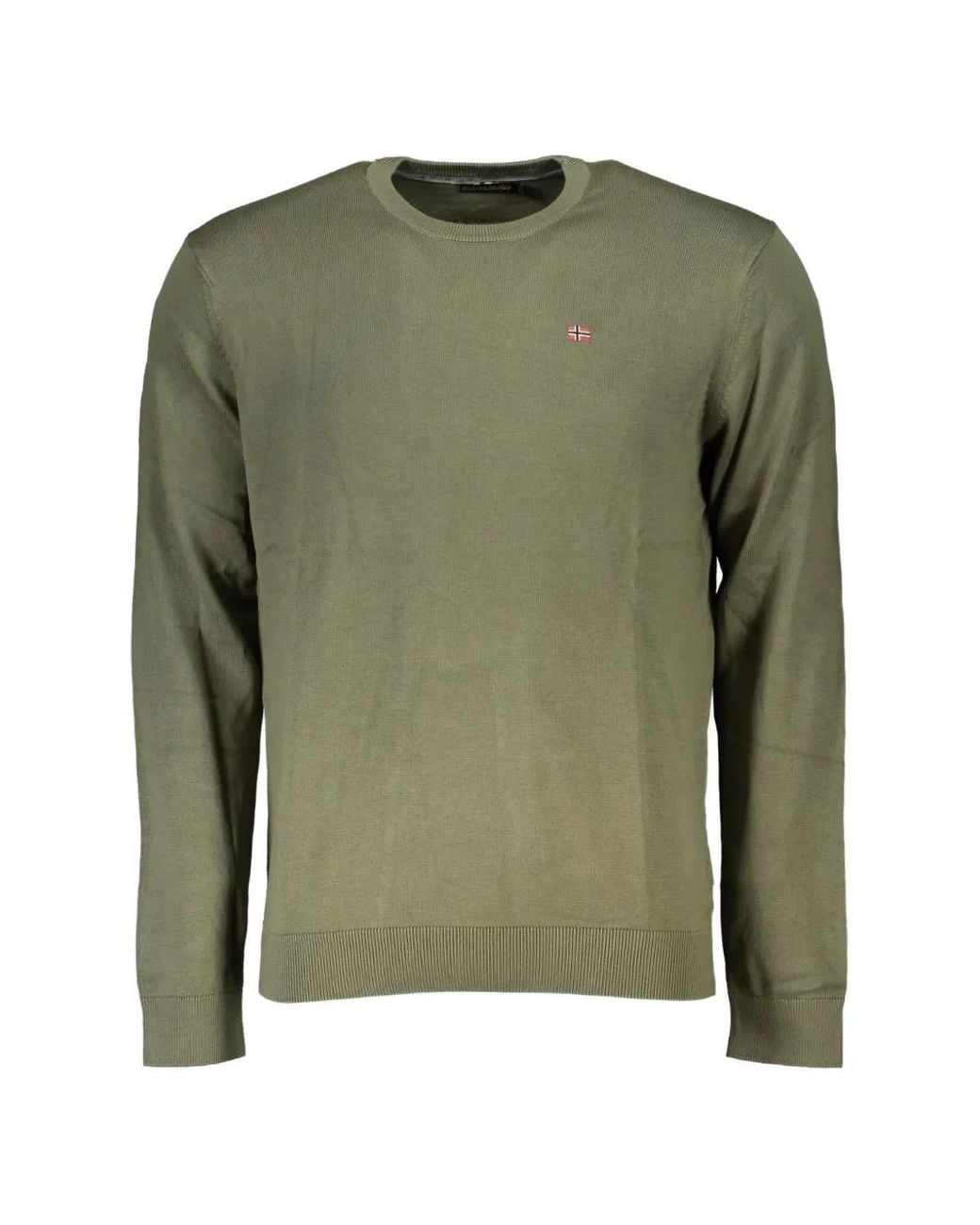 Napapijri Pullover Mit Logo-Patch in Green für Herren