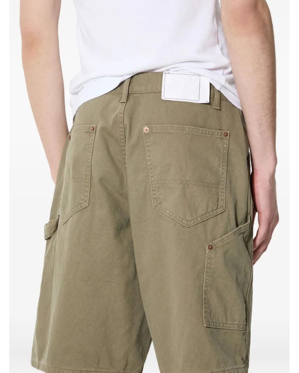 Thisisneverthat Natural Pocket Denim Shorts for men