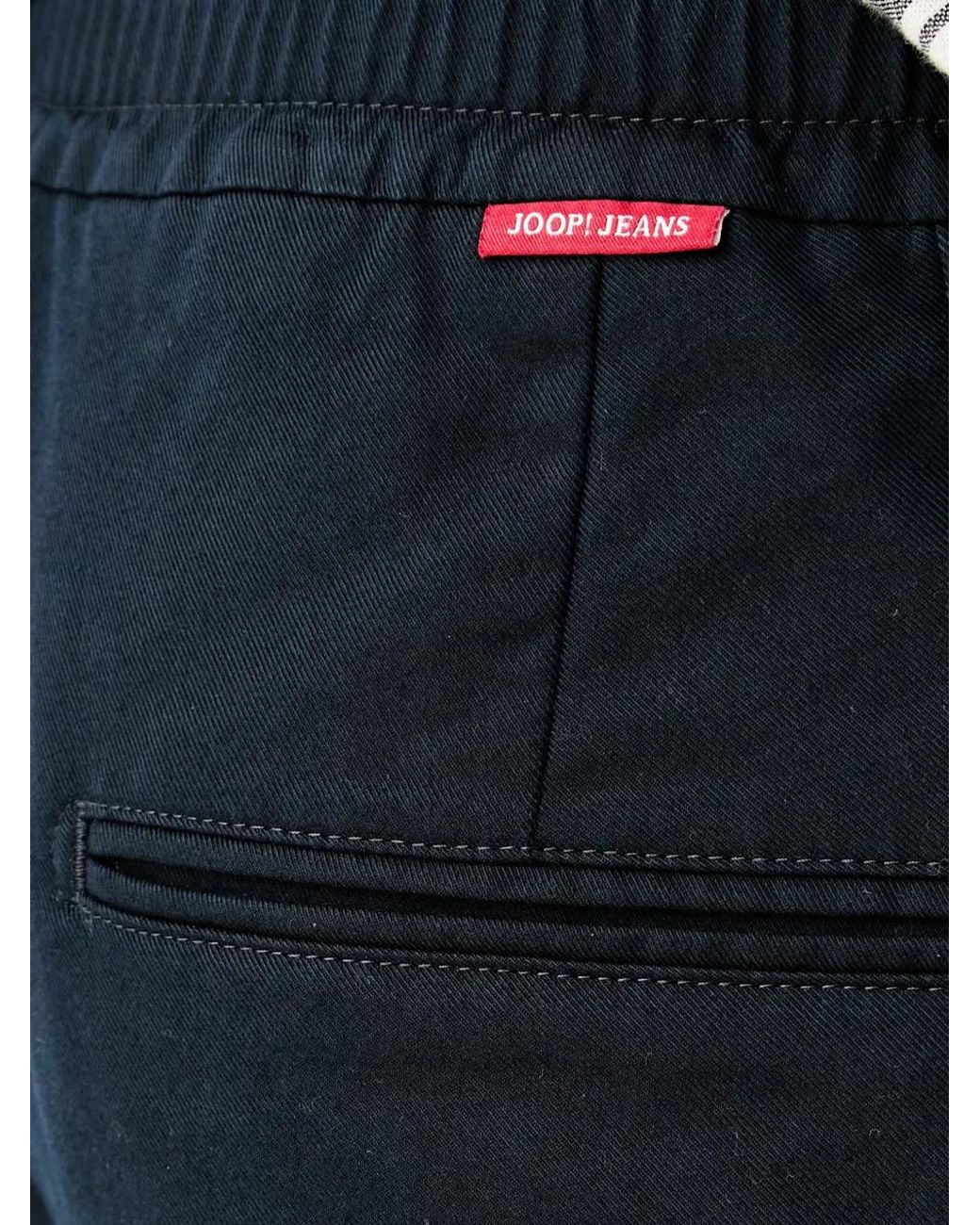 Joop! Black Pleated Elasticated-Waistband Trousers for men