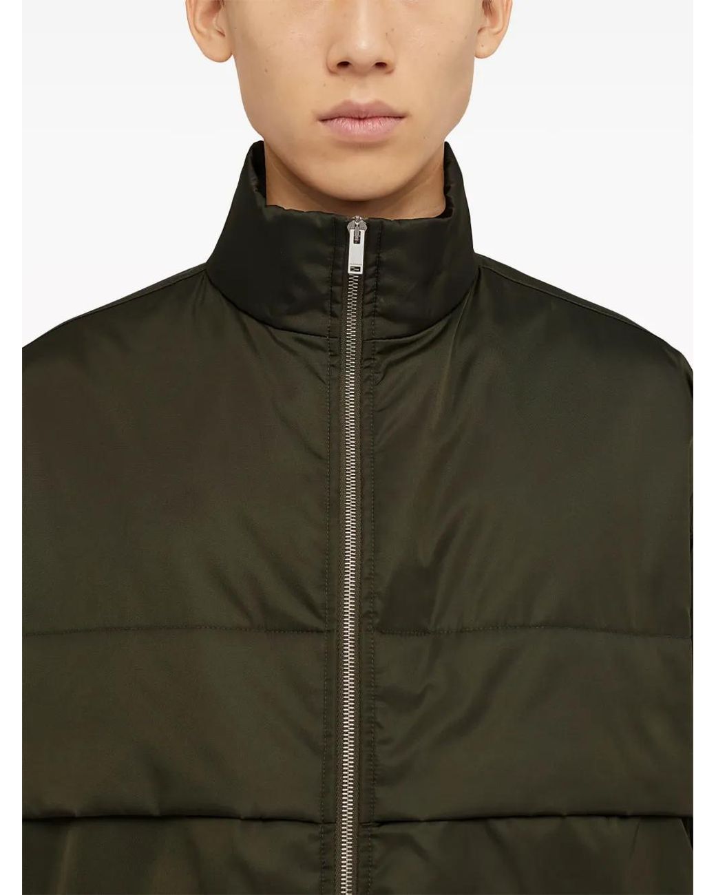 Jil Sander Green Padded Jacket for men