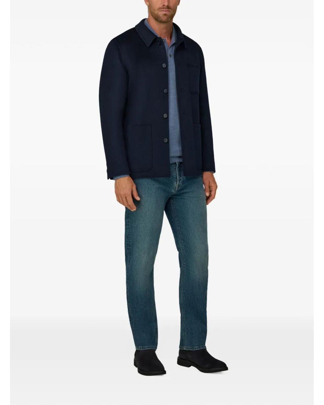 Boggi Blue Shacket for men