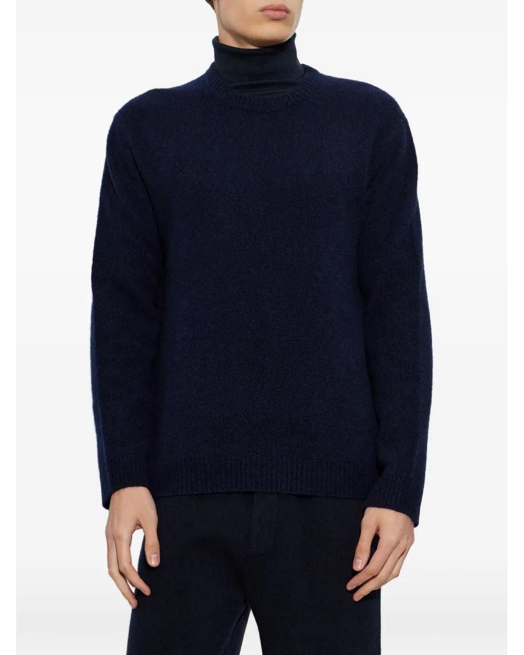 Lisa Yang Blue Baxter Sweater for men