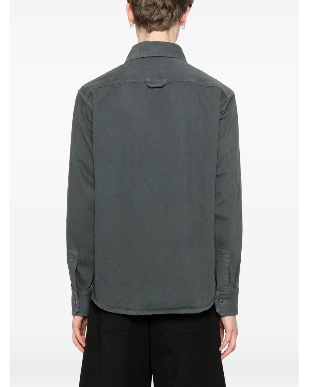A.P.C. Green Twill Shirt Jacket for men