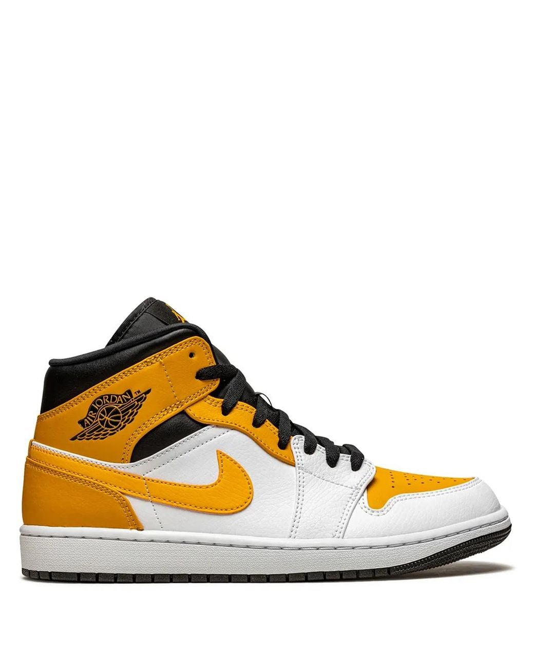 Nike Orange 1 Mid "University" Sneakers for men