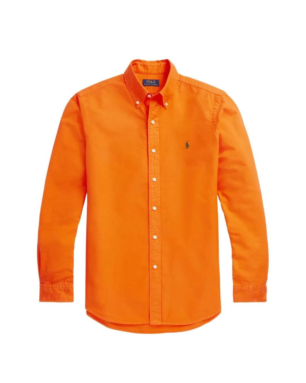 Polo Ralph Lauren Orange Button-Down Collar Shirt for men
