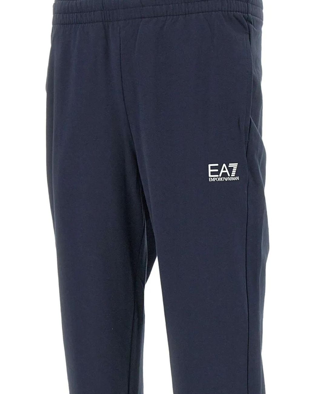 EA7 Blue Core Identity Track Pants for men