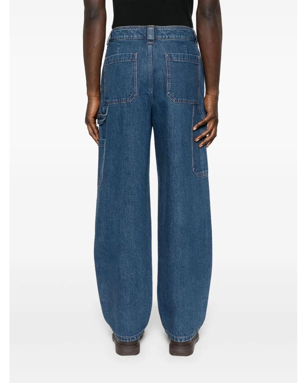 A.P.C. Blue Cargo Jeans for men