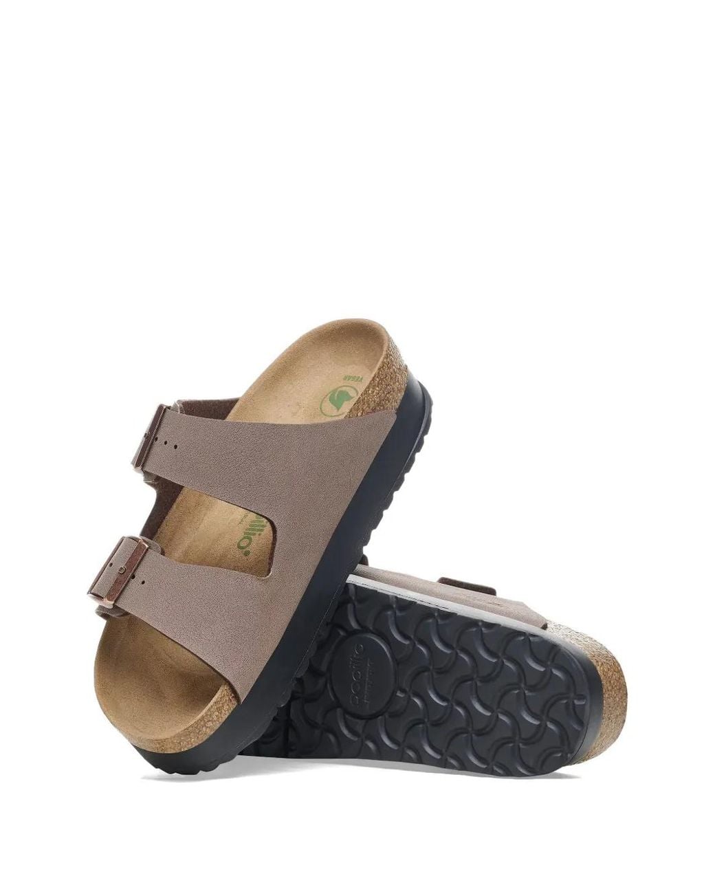 Birkenstock Brown Sandales Arizona À Plateforme