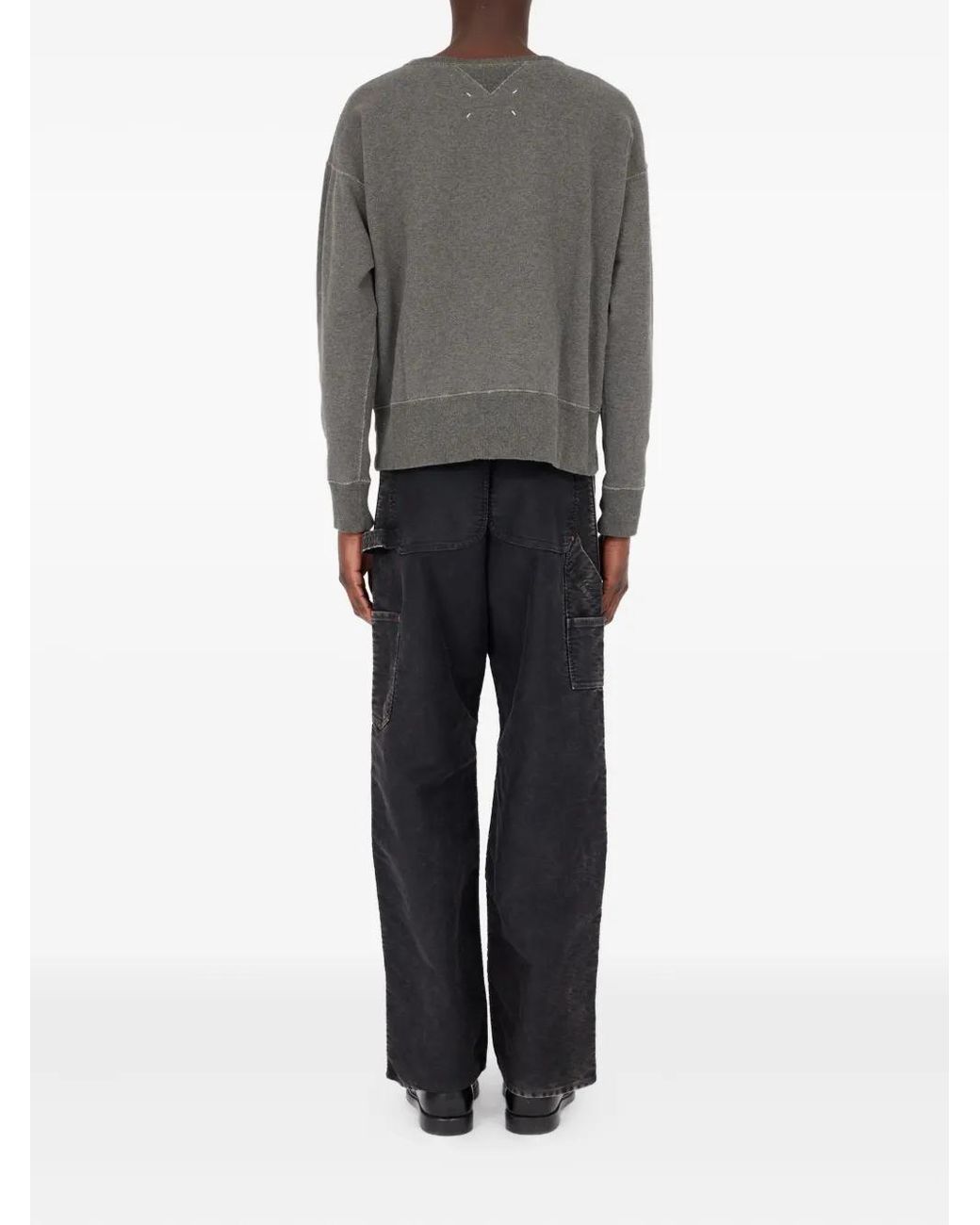 Maison Margiela Gray Cotton Sweatshirt for men