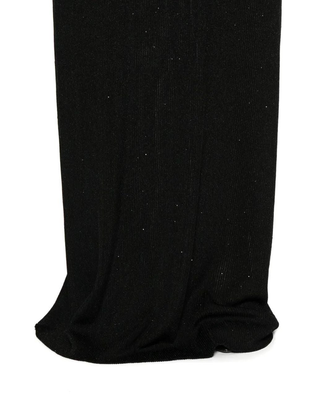 Tom Ford Black Sequin-Embellished Ribbed Skirt