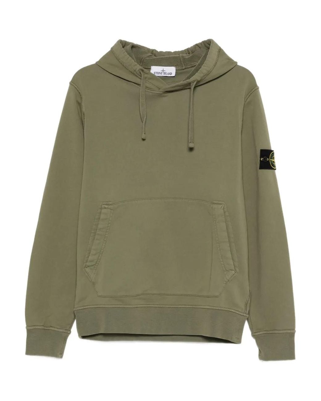 Stone Island Green 6100062 Hooded Sweatshirt for men