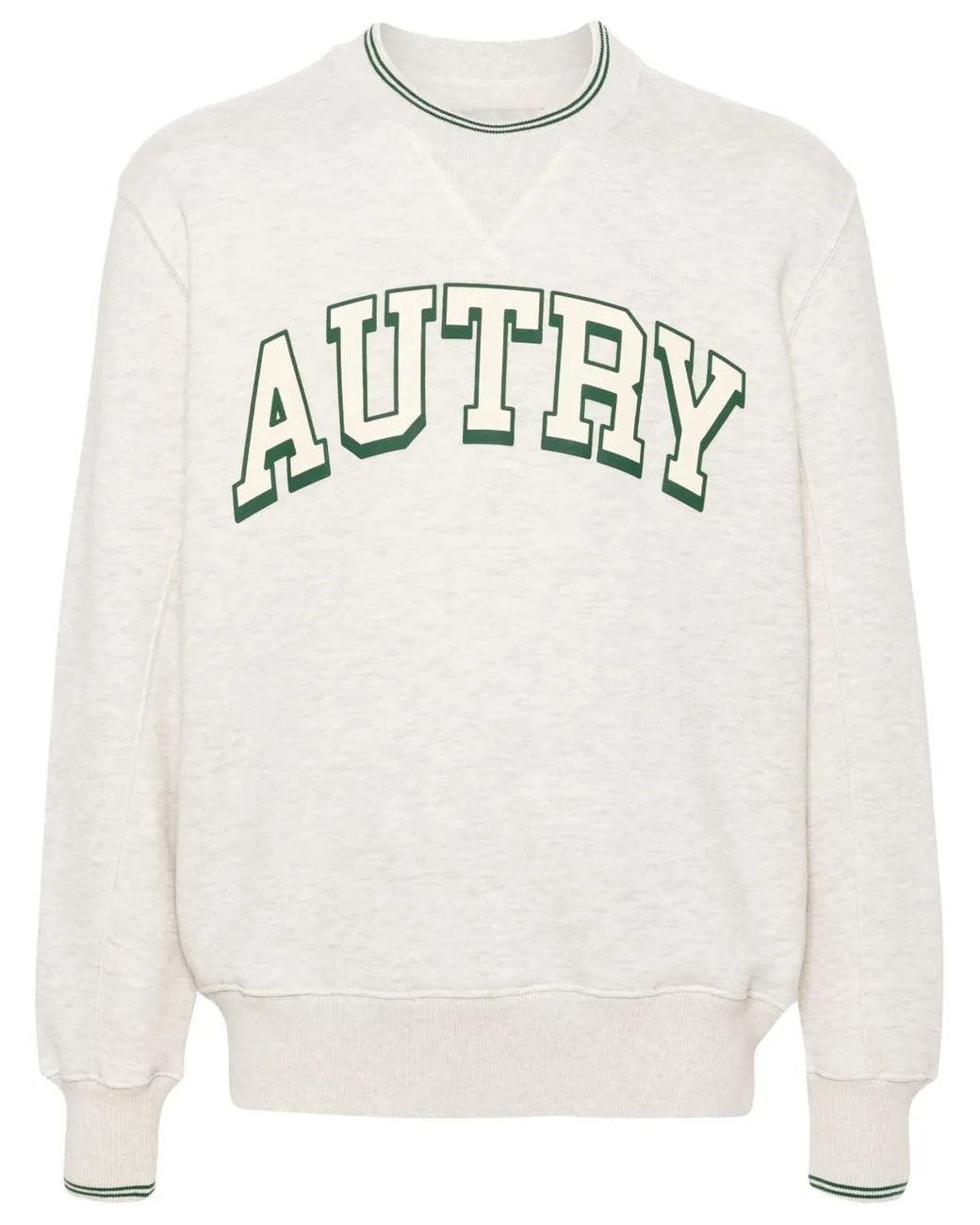 Autry White Logo-Print Sweatshirt for men