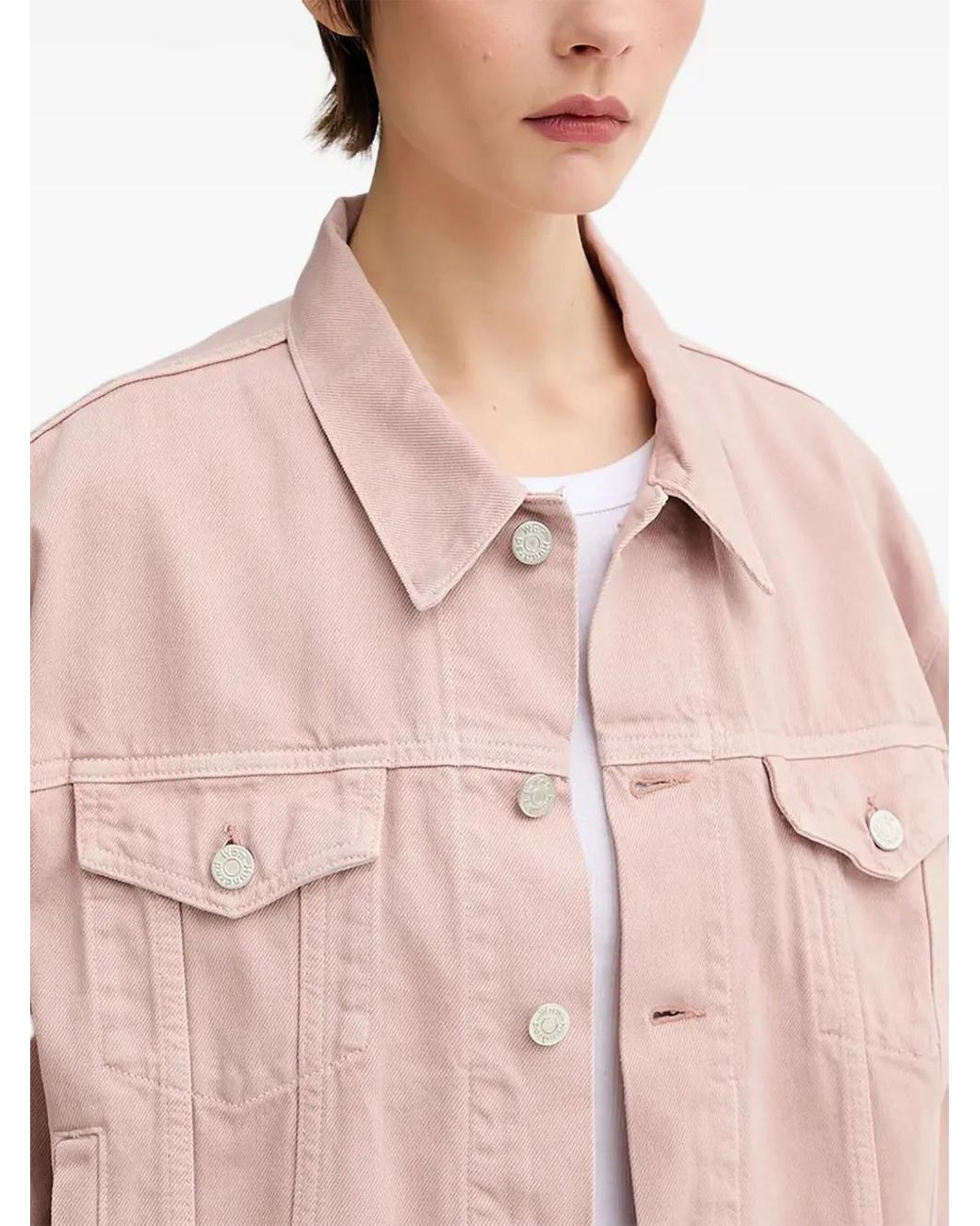 Won Hundred Pink Flap-Pocket Denim Jacket