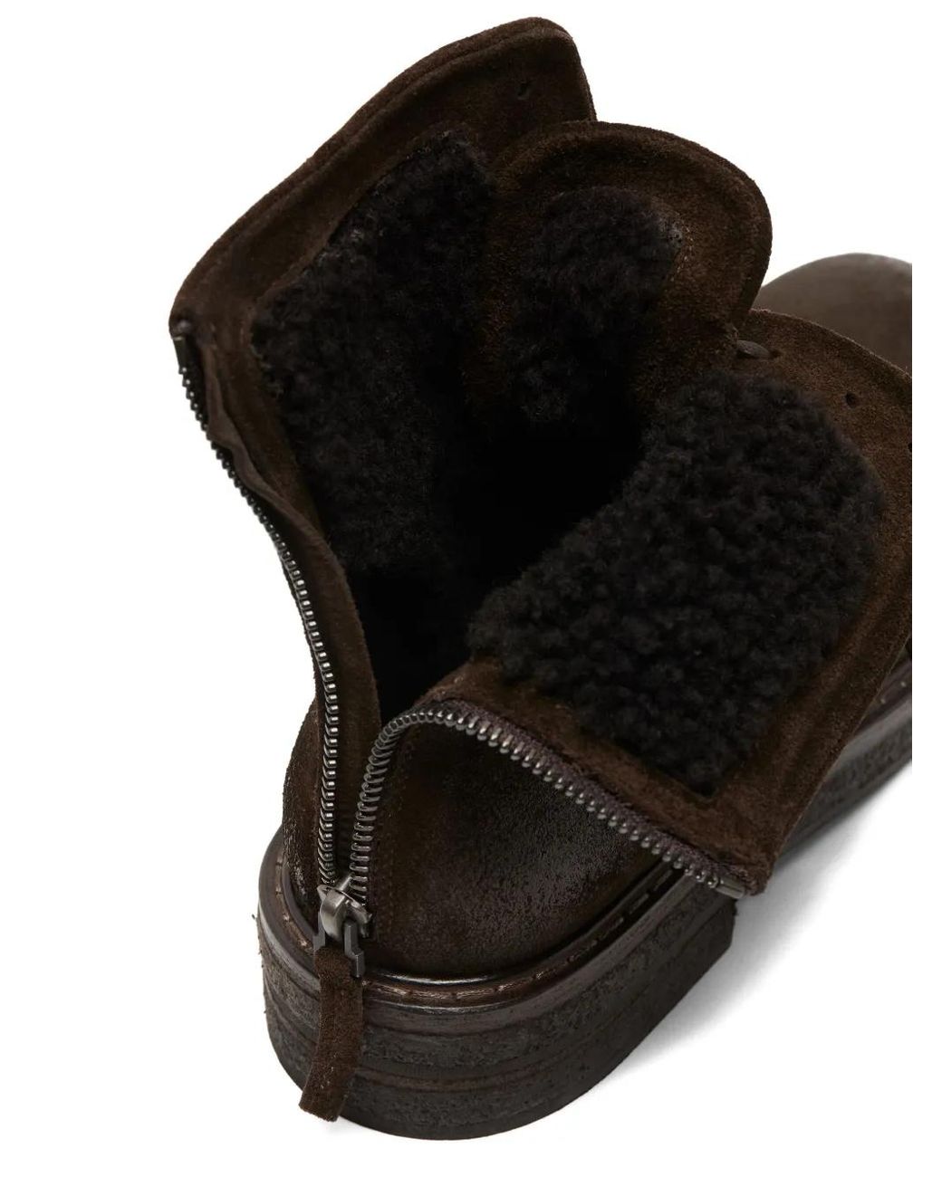 Marsèll Black Parrucca Lace-Up Zip Boots for men