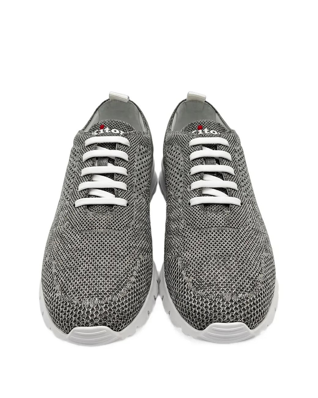 Kiton Sneakers Mit Mesh-Strick in Gray für Herren