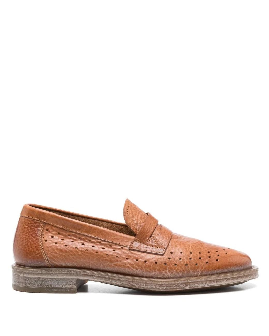 Moma Brown Office Loafers