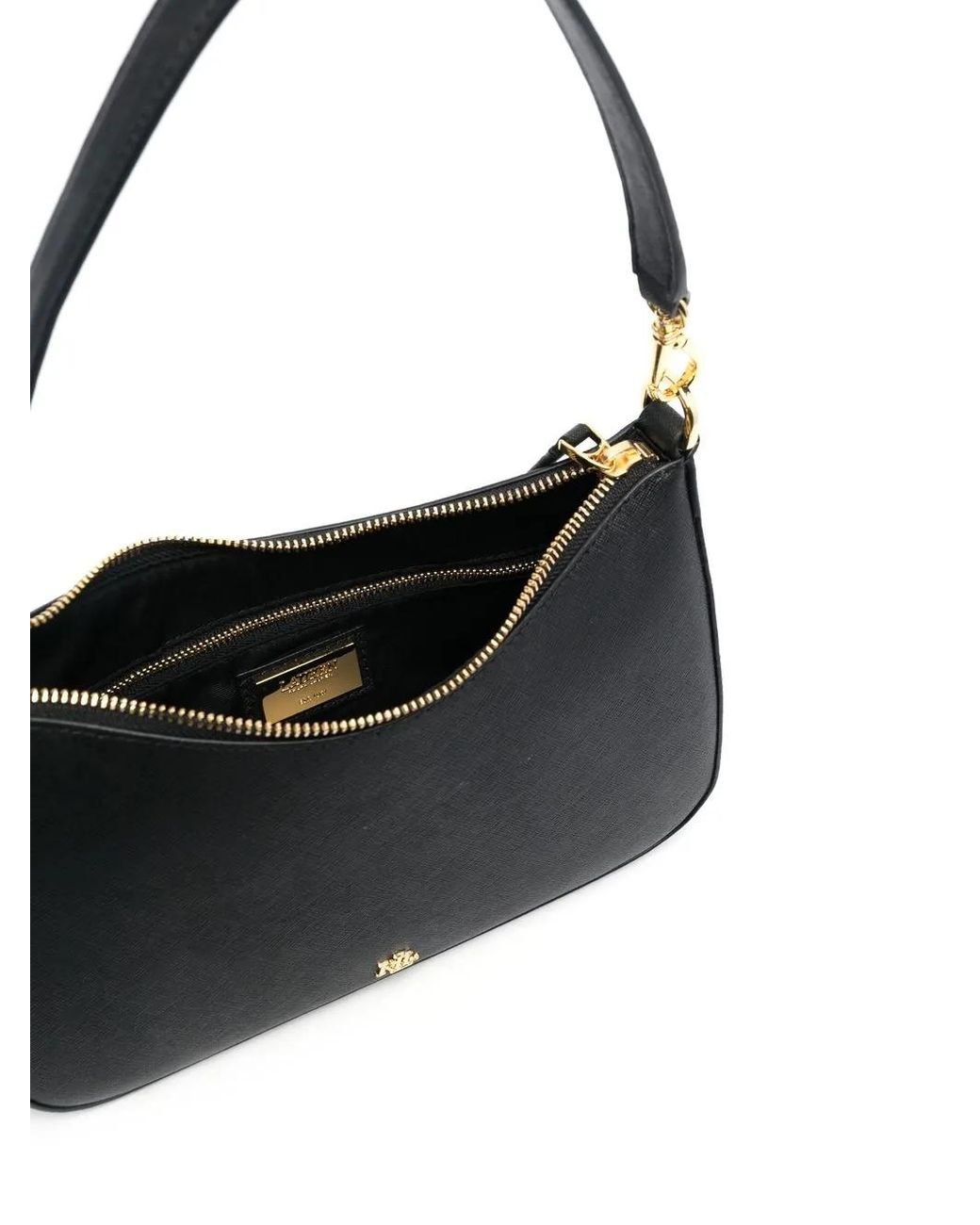 Ralph Lauren Black Medium Danni Shoulder Bag