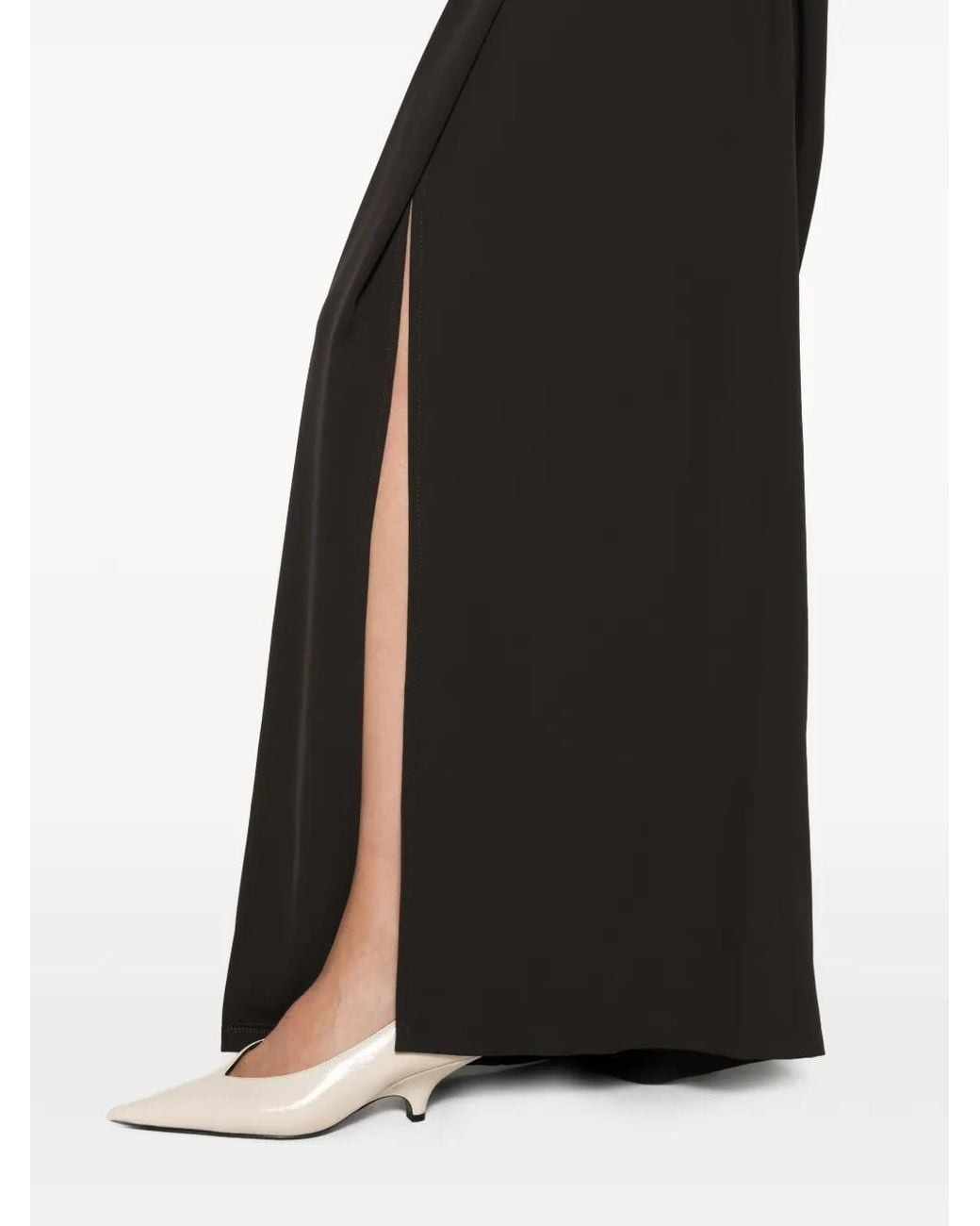 Imperial Black Elasticated Palazzo Pants