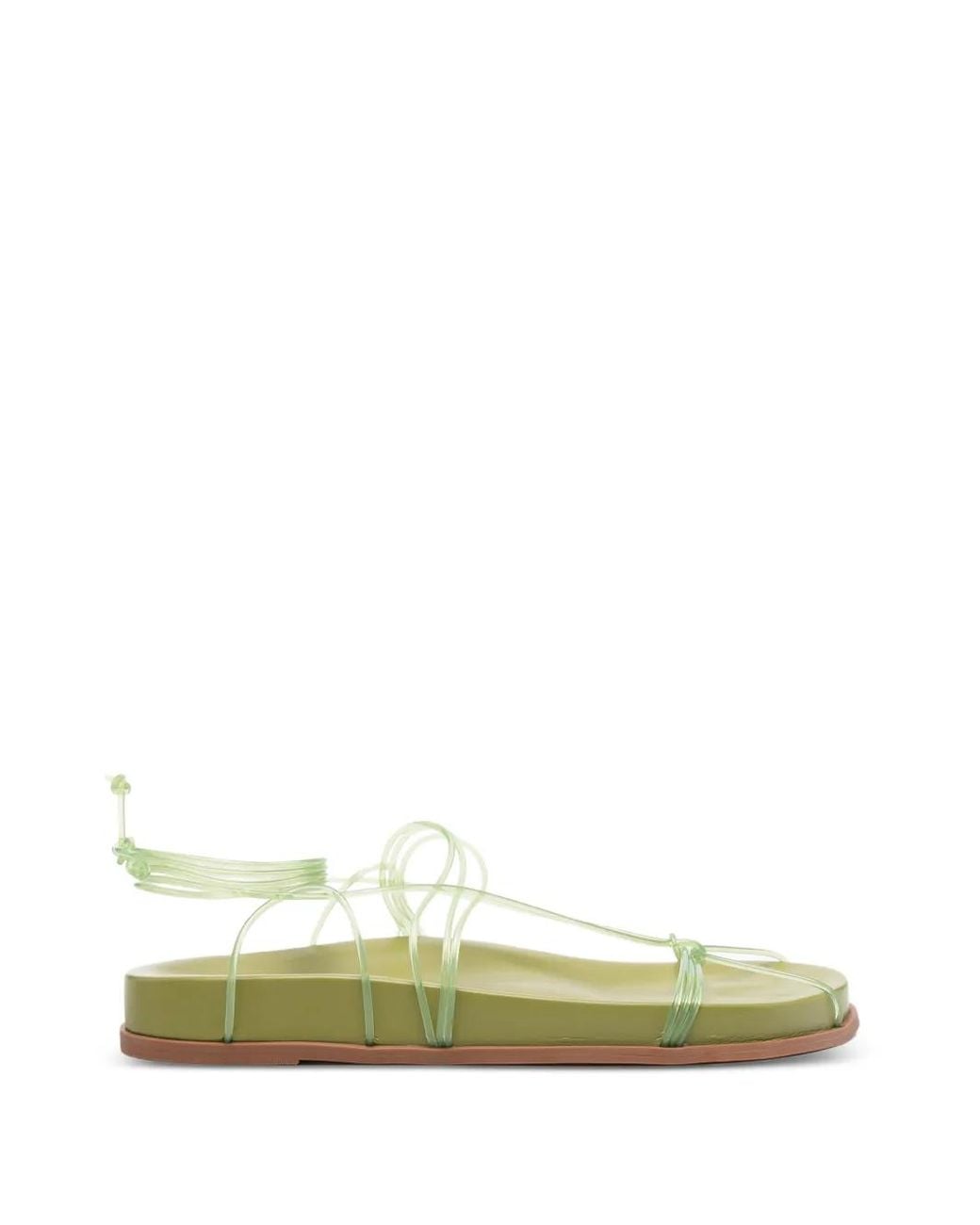 Farm Rio Green Spaghetti Jelly Sandals