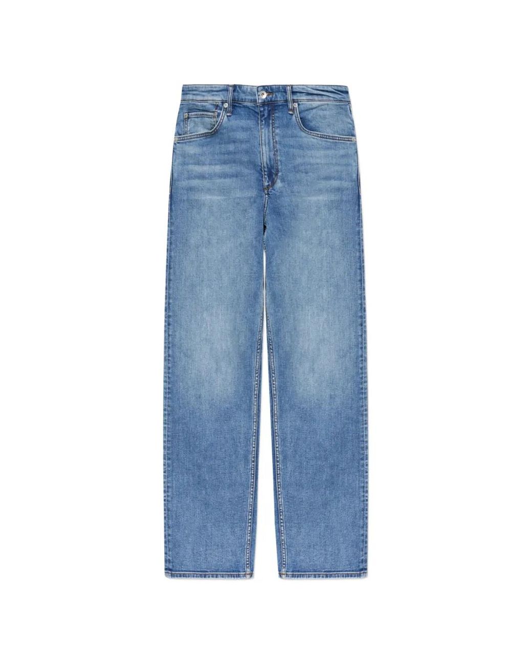 Rag & Bone Blue Straight-Leg Jeans for men