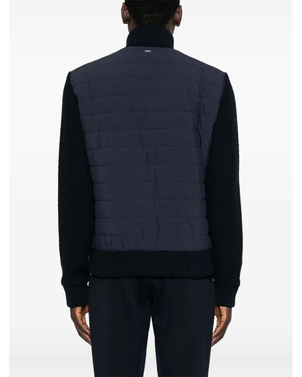 Herno Jacke Mit Wattierten Einsätzen in Blue für Herren