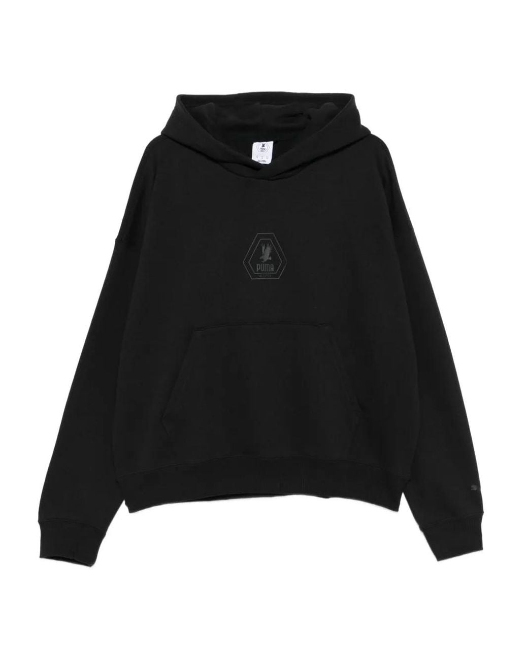 PUMA Black X Skepta Eagle-Logo Hooded Sweater for men