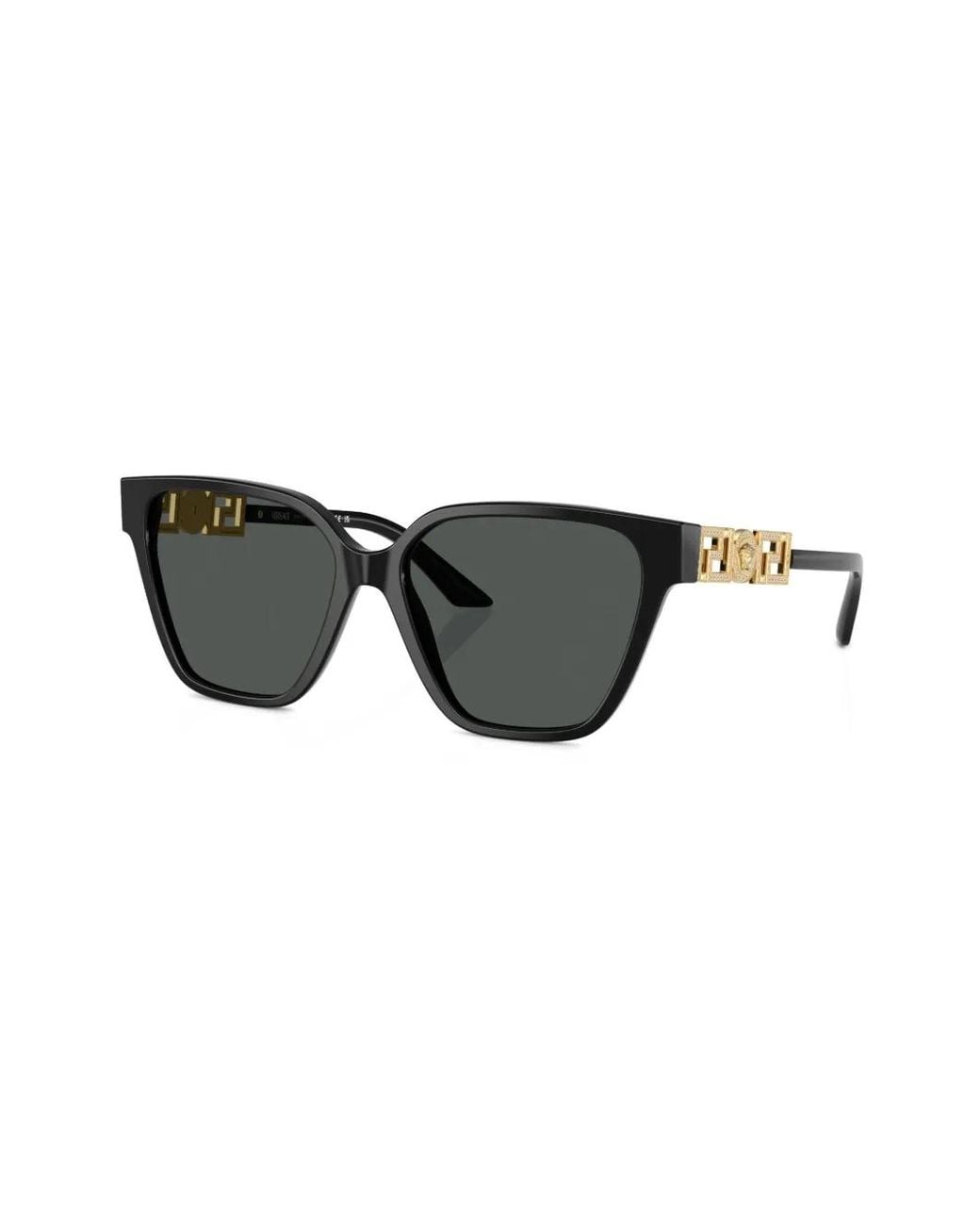 Versace Black Butterfly Greca-Detail Sunglasses