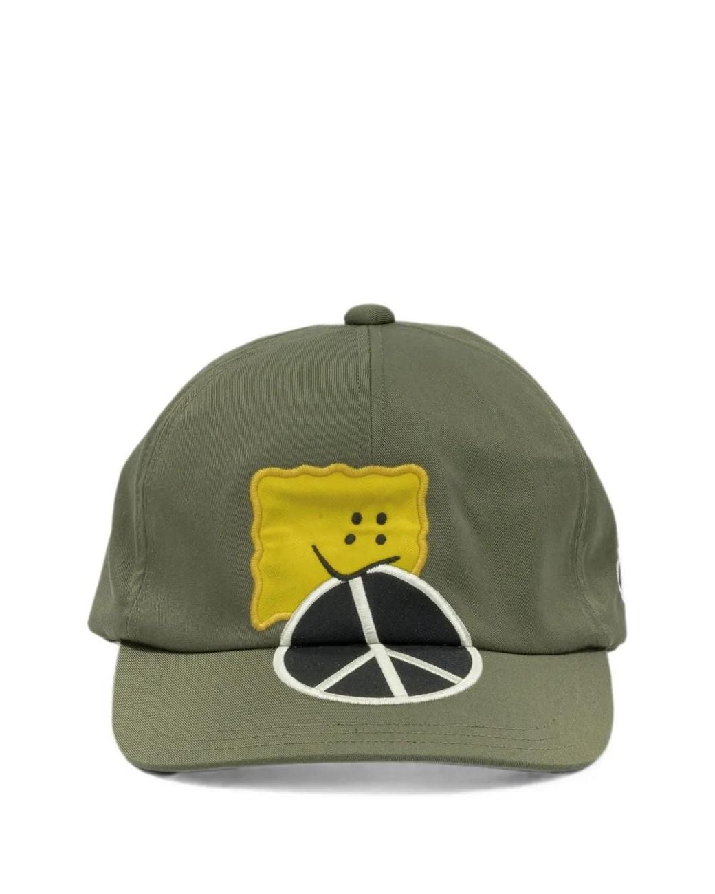 Kapital Green Patch-Detail Cap for men