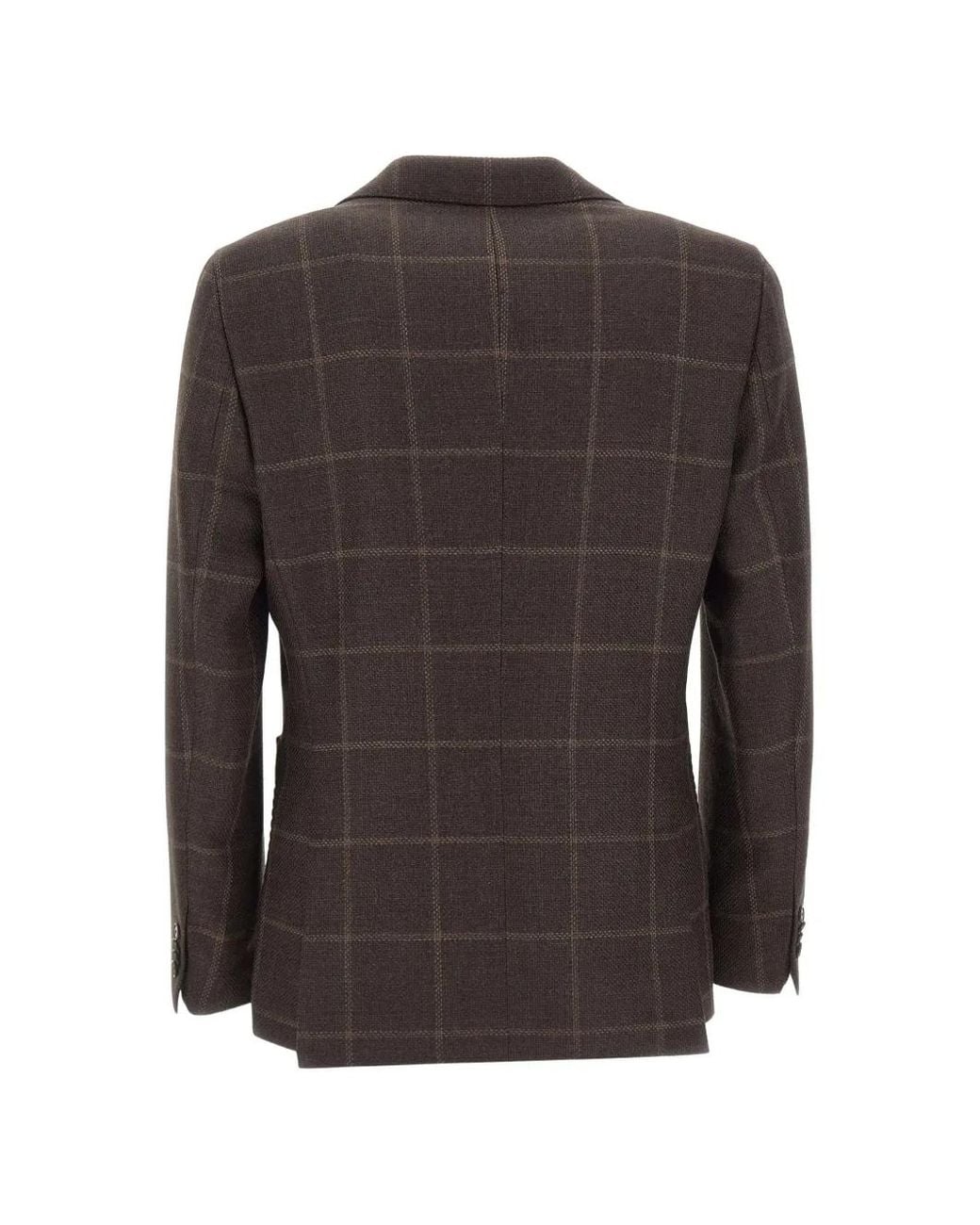 Boss Black Check-Pattern Blazer for men
