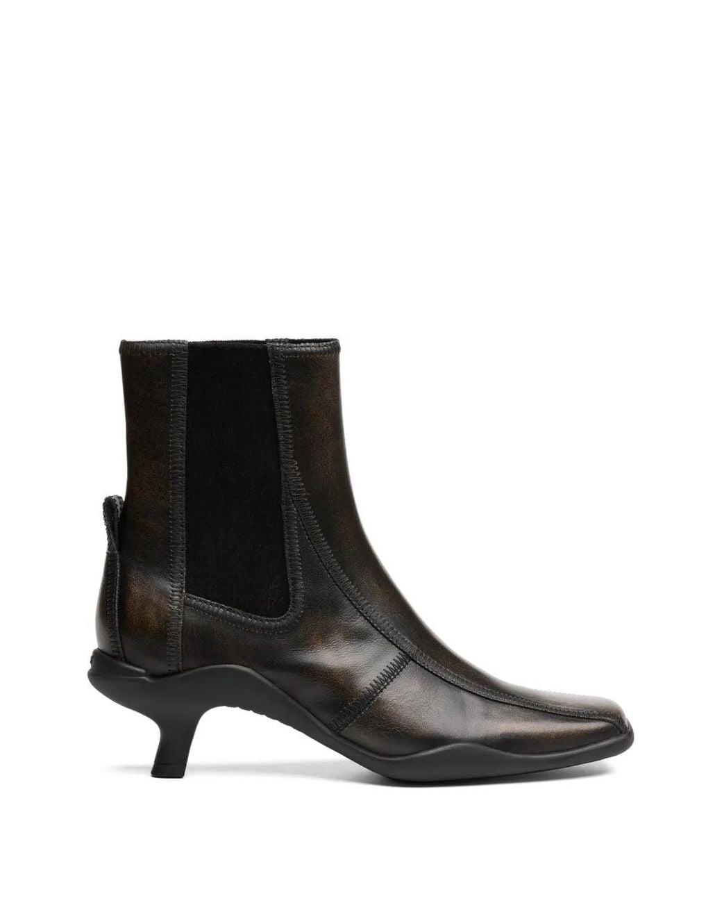 Ash Black Rocket Heeled Chelsea Boots