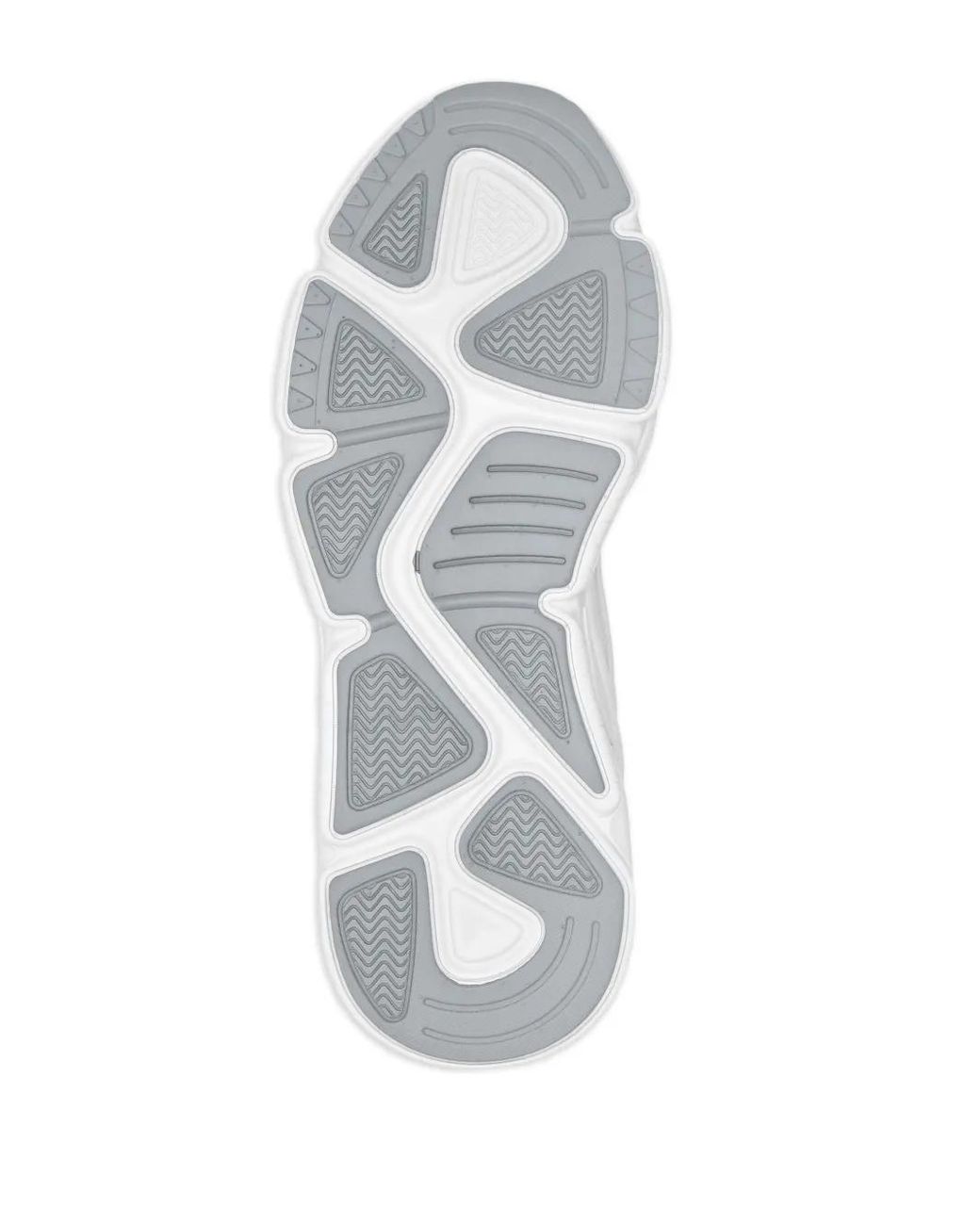Philipp Plein White Lo-Top Logo-Patch Sneakers