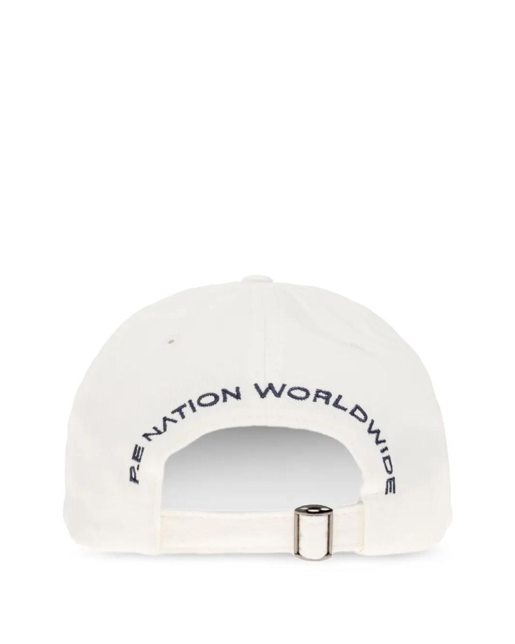 P.E Nation White Logo-Embroidered Baseball Cap