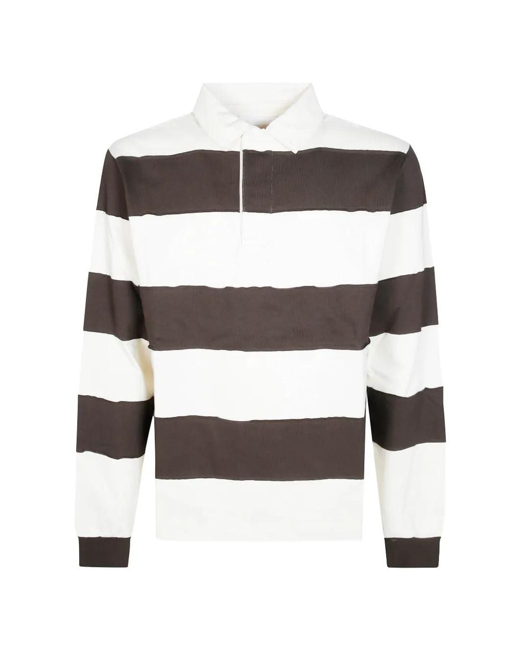 Polo A Rayas Woc de hombre de color White
