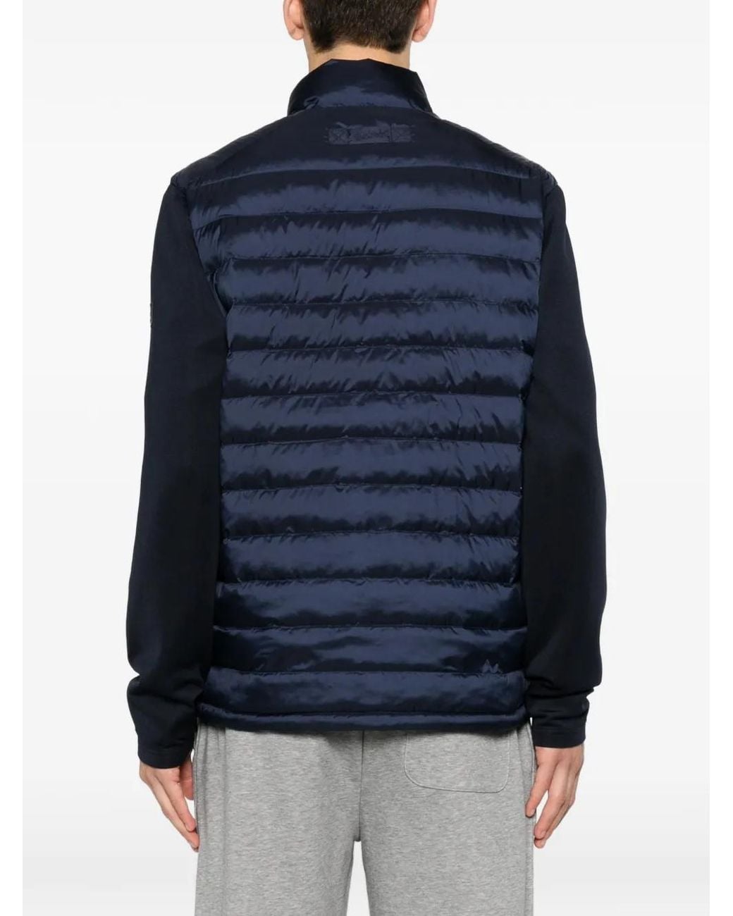 Gant Hybrid Gewatteerd Jack in het Blue voor heren