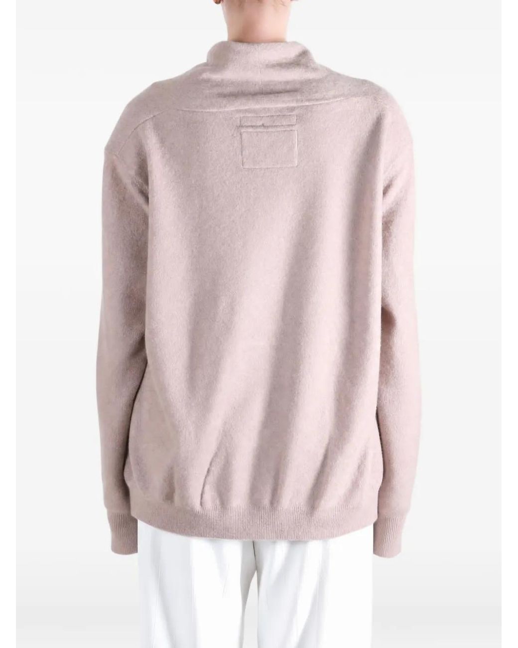 Frenckenberger Pink Shawl-Collar Cardigan