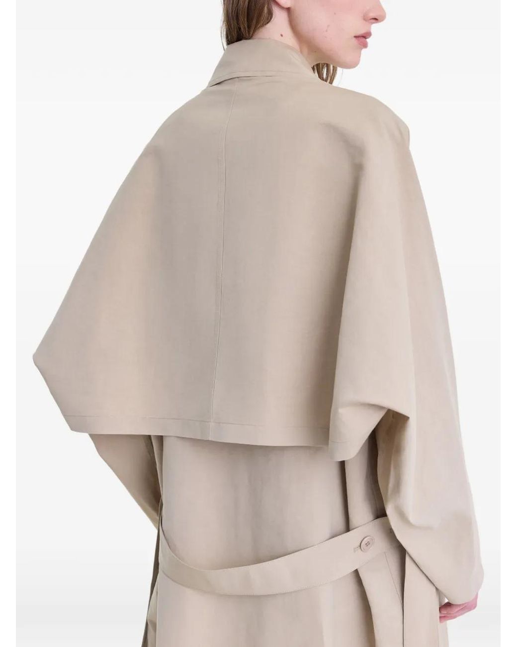 FFORME White Manteau Orly À Boutonnière Croisée