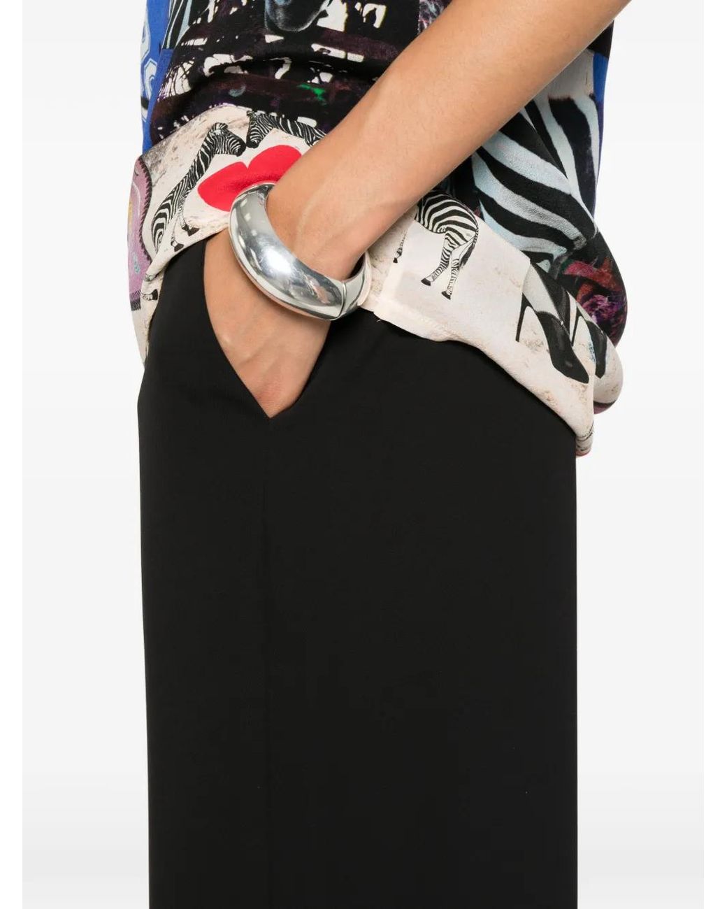 Pantalon Ample À Plaque Logo Dixie en coloris Black