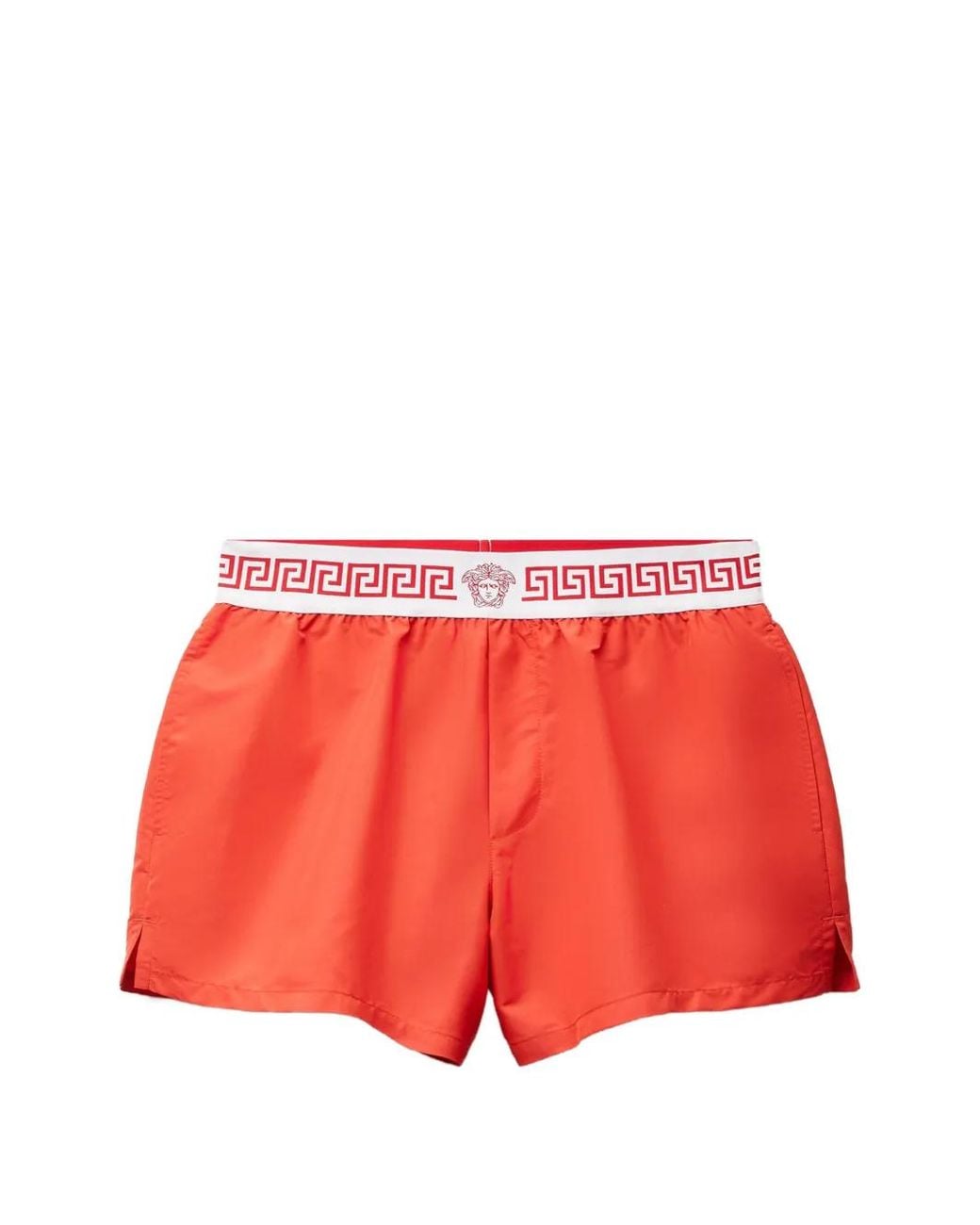 Bañador Con Cinturilla Elástica Versace de hombre de color Red