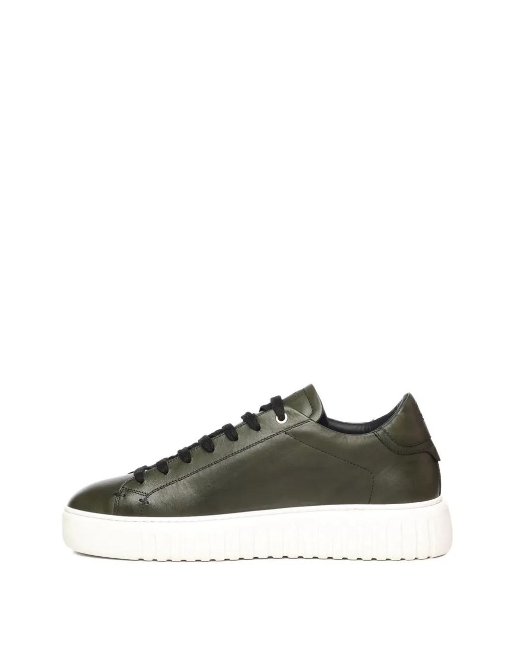Giuliano Galiano Green Baskets Mars En Cuir for men