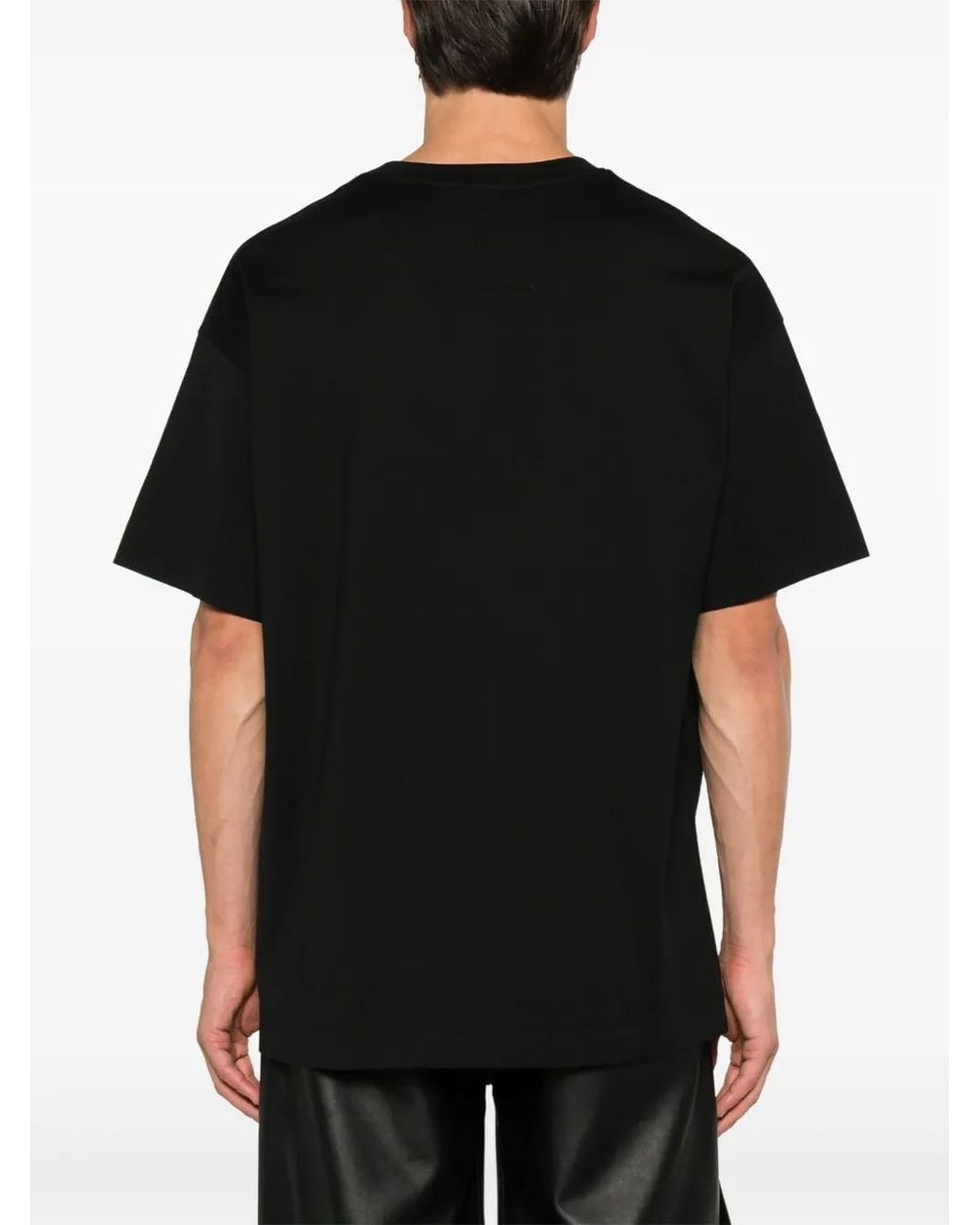 Givenchy Black T-Shirt With Embossed Logo for men